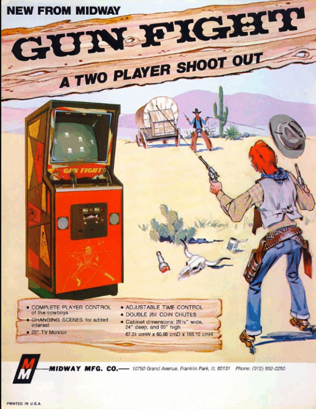 TAITO gun fight WESTERN GUN